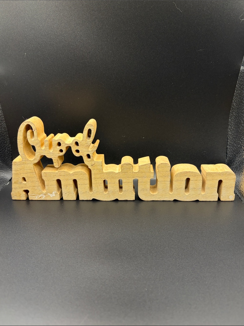 Dolly Parton 'cup of Ambition' Decorative Sign in Natural Wood